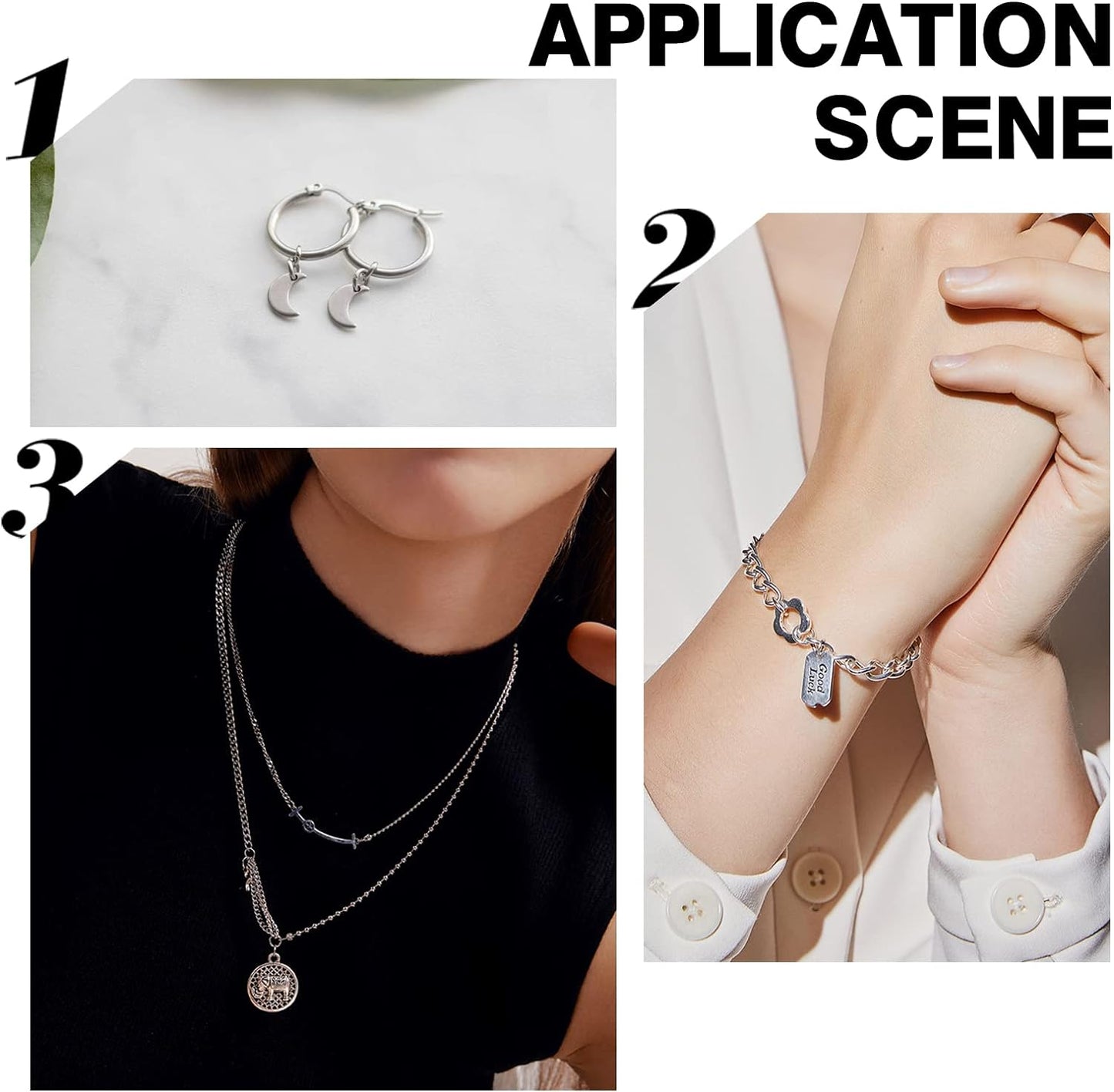 Beebeecraft 300Pcs/Box 5Mm Jump Rings 925 Sterling Silver Plated Open Jump Rings for Jewelry Making Necklace Keychains Connector