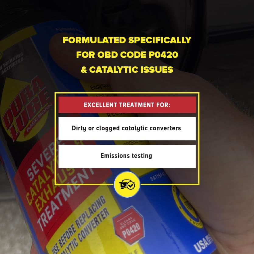 Dura Lube Severe Catalytic and Exhaust Treatment Cleaner Fuel Additive, 16 Fl. Oz., (PN: HL-402409 PDQ3)