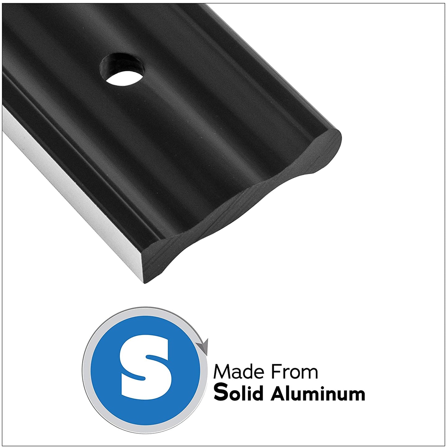 12 Inch Long Anodized Aluminum Straight Edge Bar with .001 Tolerance | Perfect for Checking Straightness on Metal Surface Tops
