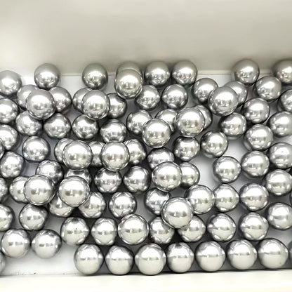 100PCS .43 Cal Paintballs， Airsoft BBS ，0.43 Caliber Solid Aluminum Paintballs,1.8 Grams，Self Defense Balls Suit for PPQ、TPM1、TPM2、T4E、HK 416D、Gen5、Ram