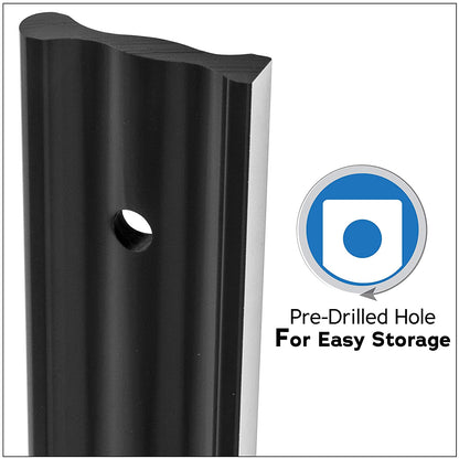 12 Inch Long Anodized Aluminum Straight Edge Bar with .001 Tolerance | Perfect for Checking Straightness on Metal Surface Tops